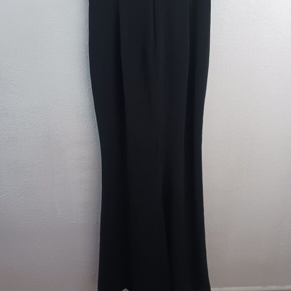 Dress the population Women's Black Iris High-Slit Evening Gown size XL - Picture 7 of 7